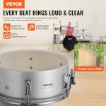 VEVOR Adult Drum Set, 5-Piece, 22 inches Complete Full Size Drum Kit with Bass Toms Snare Floor Drum Adjustable Throne Stands Cymbal Hi-Hat Pedal and Drumsticks, Beginner Drum Kit for Adults