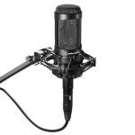 Audio-Technica AT2035 Cardioid Condenser Microphone, Perfect for Studio, Podcasting & Streaming, XLR Output, Includes Custom Shock Mount