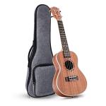 Ranch Left handed Concert Ukulele 23 inch Professional Wooden ukelele Instrument with Padded Ukele Gig Bag