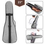 Ranch Left handed Concert Ukulele 23 inch Professional Wooden ukelele Instrument with Padded Ukele Gig Bag