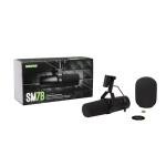 Shure SM7B Dynamic Studio Microphone - XLR Mic for Podcasting, Streaming, Vocal Recording & Broadcasting, Wide Frequency Range, Smooth Warm Audio, Detachable Windscreen, Black