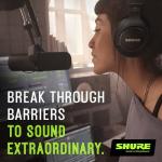 Shure SM7B Dynamic Studio Microphone - XLR Mic for Podcasting, Streaming, Vocal Recording & Broadcasting, Wide Frequency Range, Smooth Warm Audio, Detachable Windscreen, Black