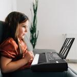 61 keys keyboard piano, Electronic Digital Piano with Built-In Speaker Microphone, Sheet Stand and Power Supply, Portable piano Keyboard Gift Teaching for Beginners