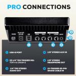 Alesis Nitro Pro Electric Drum Set with Dual-Zone Quiet Mesh Pads, 500+ Authentic BFD Sounds, Bluetooth, Drumeo, USB MIDI, Double Kick Compatible