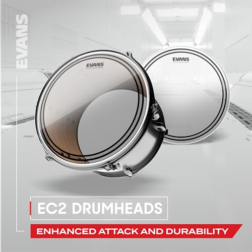 Evans EC2 SST Clear Drum Heads Pack 10/12/16