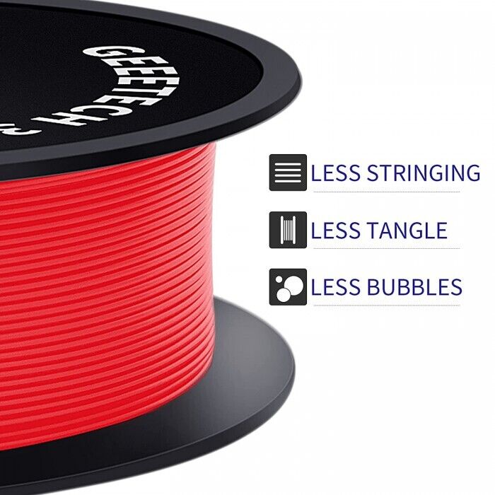 Geeetech PETG 3D Printer Filament - Red 1KG 1.75mm