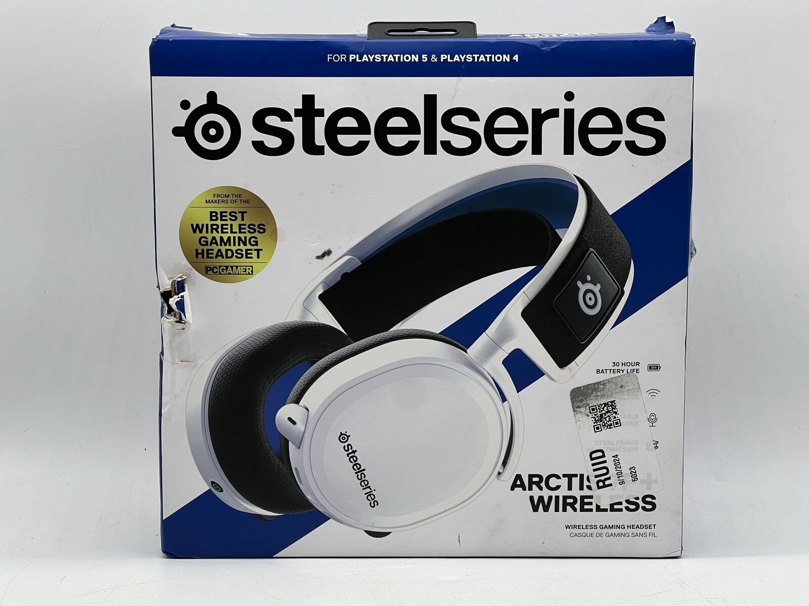 SteelSeries Arctis 7P+ Wireless Gaming Headset - White