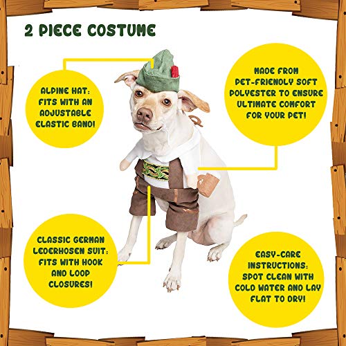 Medium Oktoberfest Dog Costume - Barktoberfest Theme