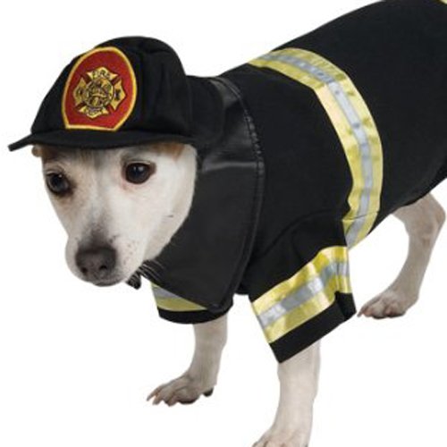 Fire Fighter Costume for Pets - Medium Size