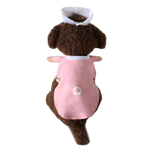 NACOCO Dog Cat Nurse Costume for Halloween