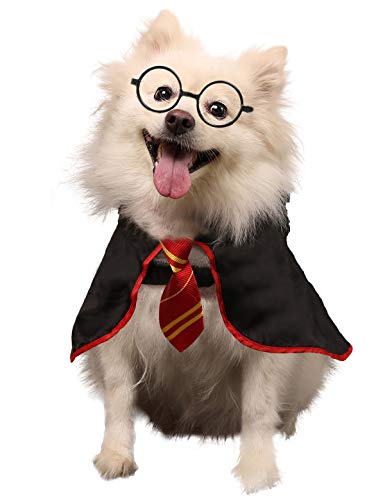 Coomour Pet Wizard Costume Shirt for Dogs and Cats