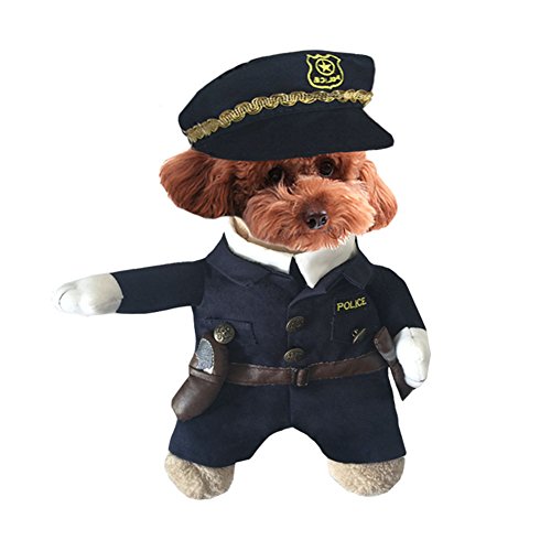 NACOCO Pet Police Costume for Dogs and Cats
