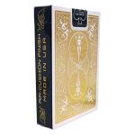 Bicycle Rider Back MetalLuxe Gold Foil Playing Cards