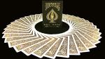 Bicycle Rider Back MetalLuxe Gold Foil Playing Cards