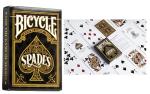Bicycle 6 Deck Black and Gold Spades Set
