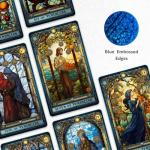 Stained Glass Tarot Cards with Foil Edges