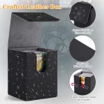 Arkeiliy Black Card Deck Box with Sleeves