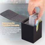 Arkeiliy Black Card Deck Box with Sleeves
