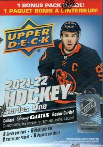 Upper Deck Hockey Series 1 Blaster Box 2021-2022