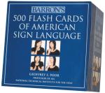500 American Sign Language Flash Cards Set