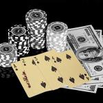 Waterproof Gold Poker Playing Cards for Parties