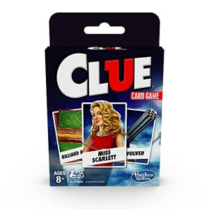 Clue Card Game for 3-4 Players, Ages 8+