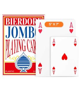 Jumbo 5X7 Inch Playing Cards for Family Fun