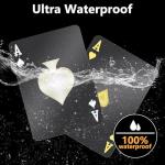 Waterproof Black Diamond Playing Cards - 4 Pack