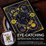 Cyberpunk Gold Playing Cards with Card Game e-Book