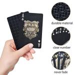 Joyoldelf Waterproof Black Playing Cards - 2 Decks