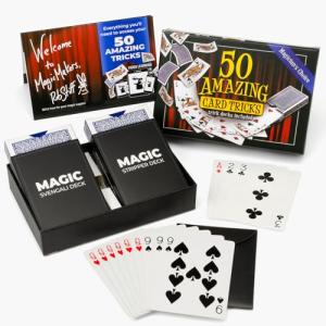 50 Amazing Card Tricks Kit for All Ages