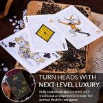 Cyberpunk Gold Playing Cards with Card Game e-Book