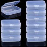 Clear Plastic Playing Card Storage Boxes - 10 Pack