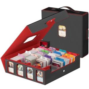 Gomyrod 3200+ MTG Deck Storage Box with Dividers