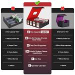 Gomyrod 3200+ MTG Deck Storage Box with Dividers