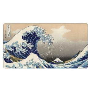 MTG Playmat with Rubber Base – Japanese Wave Design