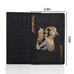 Joyoldelf Waterproof Black Playing Cards - 2 Decks