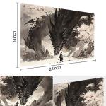 Shadow Dragon Playmat for TCG Games 24x14 in
