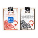 Bicycle Rider Back Red & Black Playing Cards