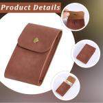 Calfovera Leather Playing Card Case for Travel