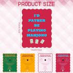 TRESSON Mahjong Shuffler Cards - Waterproof & Portable