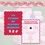 TRESSON Mahjong Shuffler Cards - Waterproof & Portable