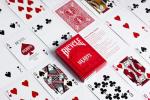 Bicycle 6 Deck Rider Back Red Hearts Bundle