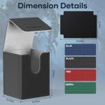 Mlikero 4-Pack Card Deck Boxes for TCGs