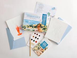 Coastal Paint-Your-Own Watercolor Cards Kit