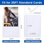 32 Hard Plastic Card Sleeves for Collectibles