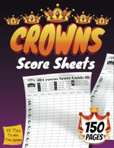 Crowns Score Sheets for Card Games – 150 Pages