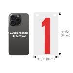 TopTie Portable Numbered Score Board Cards Set