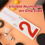 TopTie Portable Numbered Score Board Cards Set