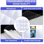 40 Pack 9-Pocket Card Protector Pages for Binders